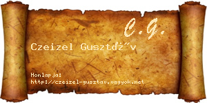 Czeizel Gusztáv névjegykártya
